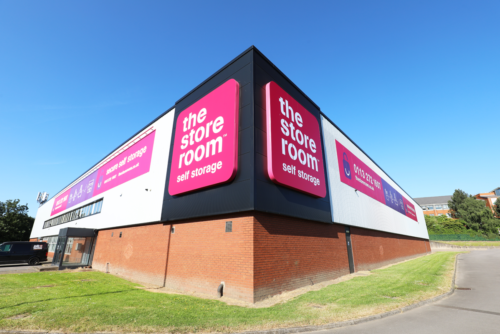 Image of The Store Room Leeds self storage building at the corner