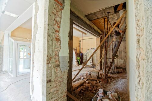 Image of home renovations being completed