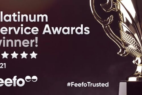 Feefo 2020 Awards FB Platinum